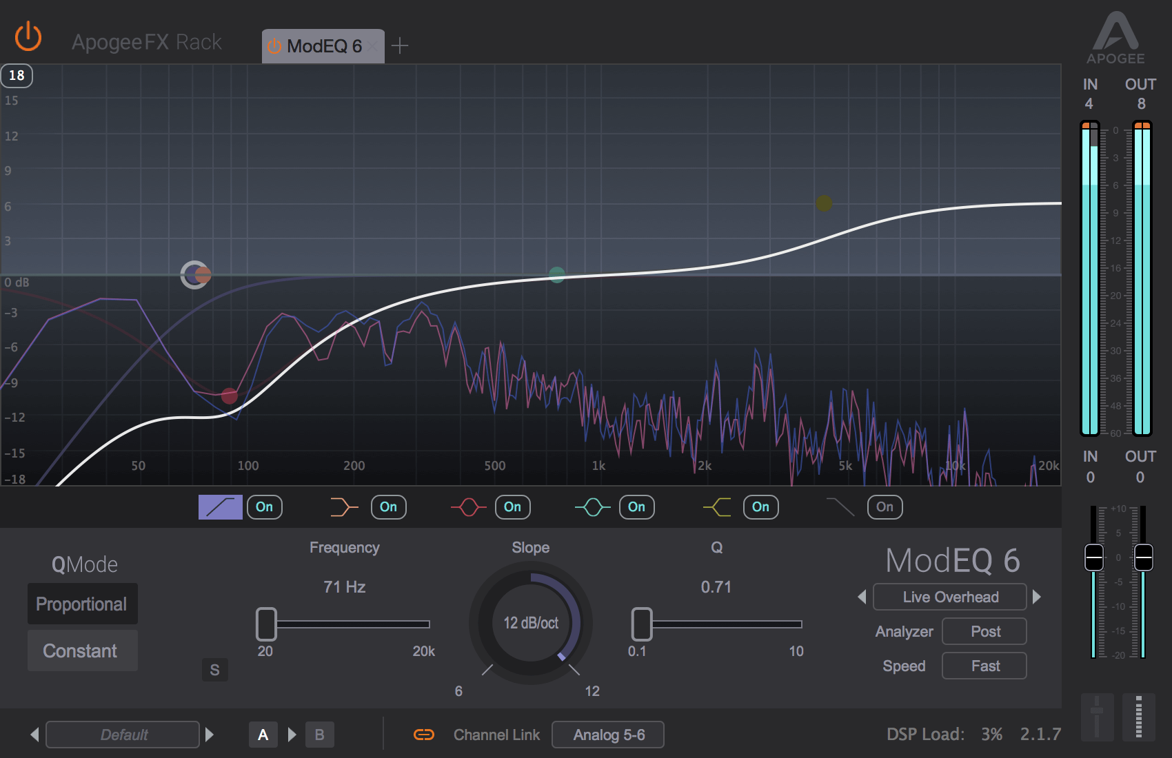 Hot! Apogee 6-Band ModEQ Plugin