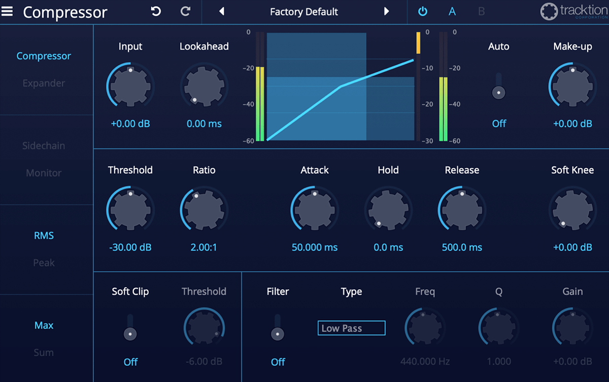 Tracktion DAW Compressor: Essential for Audio