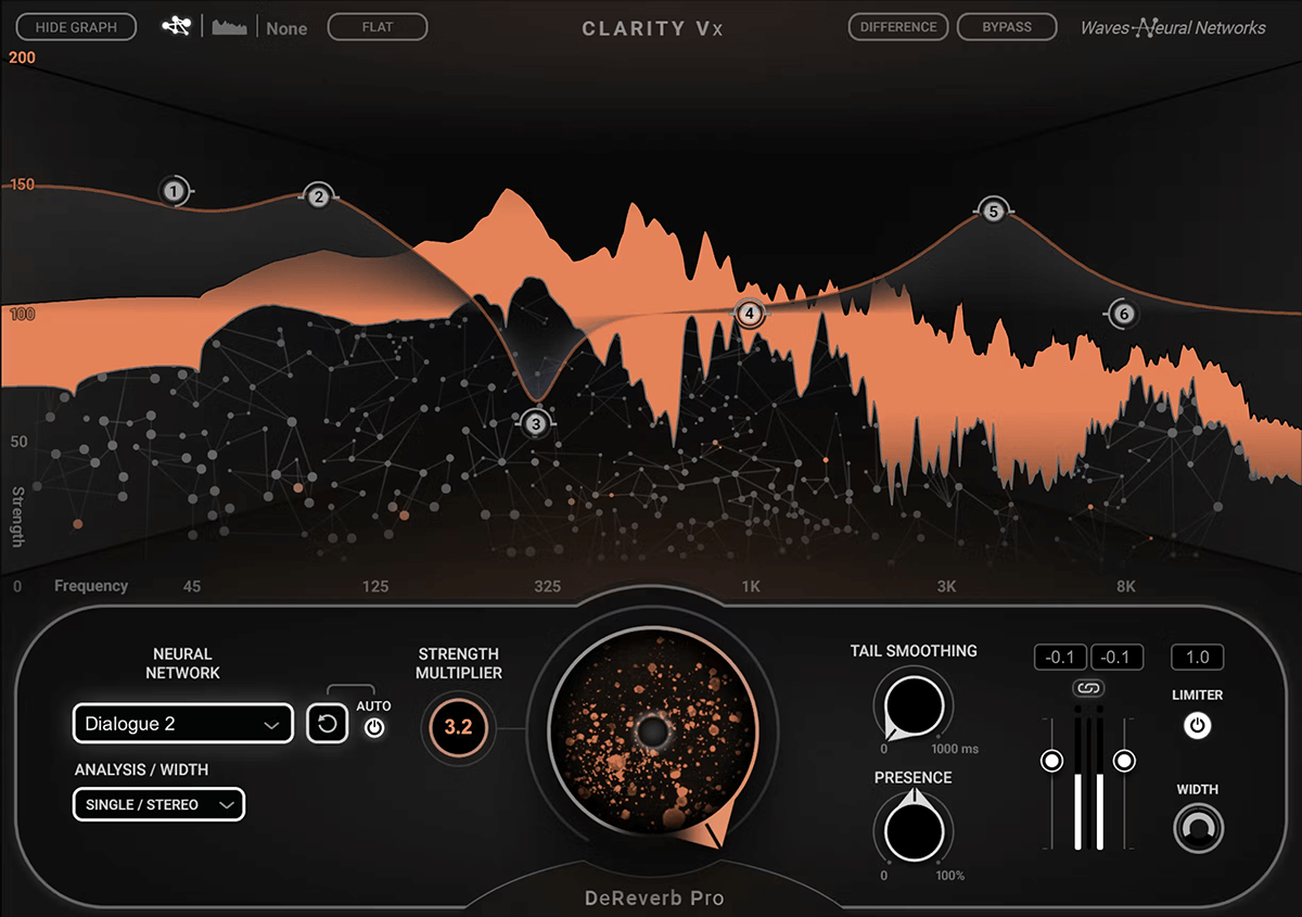 Waves Advanced Clarity Vx DeReverb Pro for Precise Voice Reverb Removal
