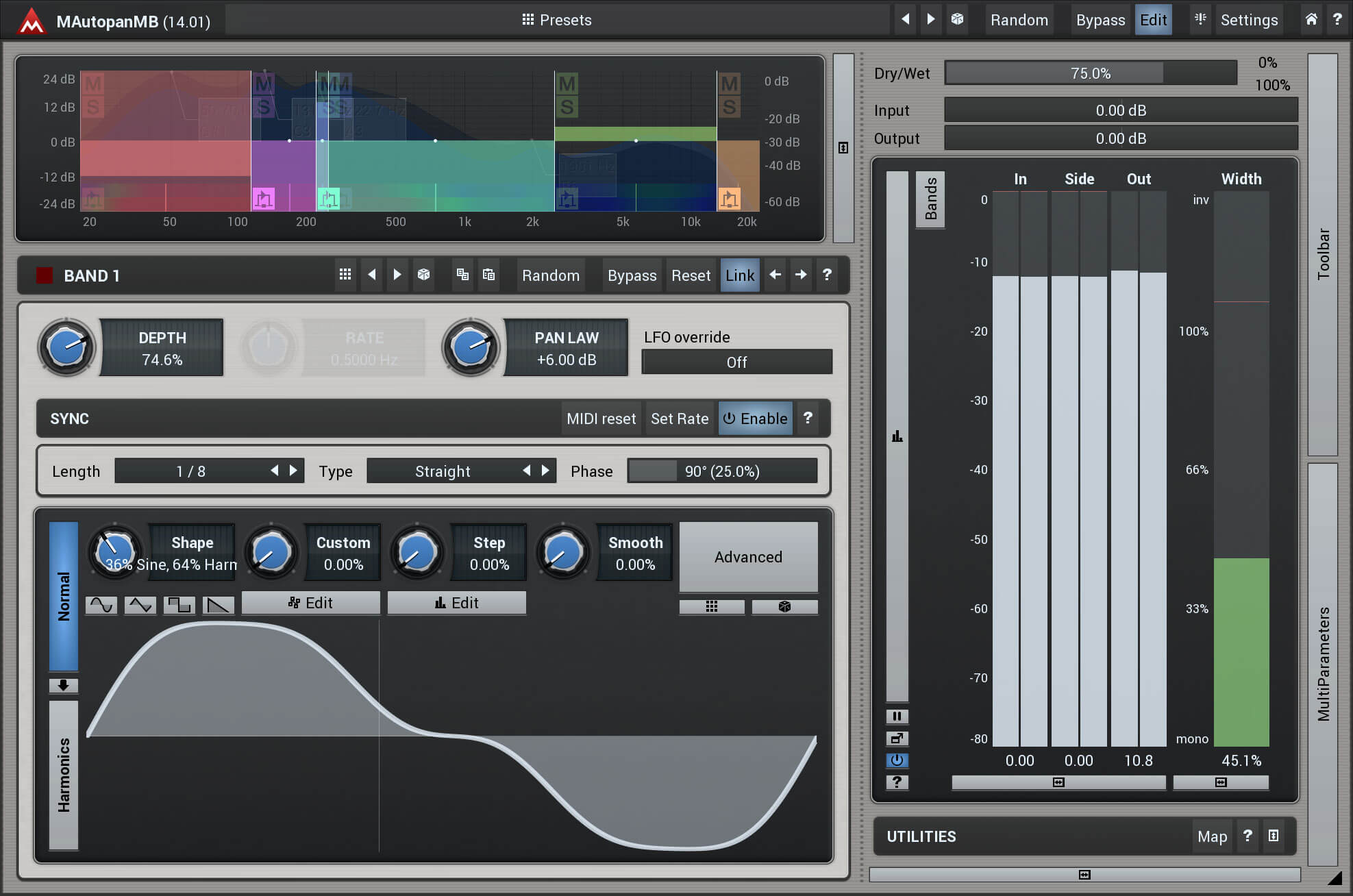 MeldaProduction MAutopanMB: World's Most Potent Automatic Panner for Enhanced Audio Spatiality