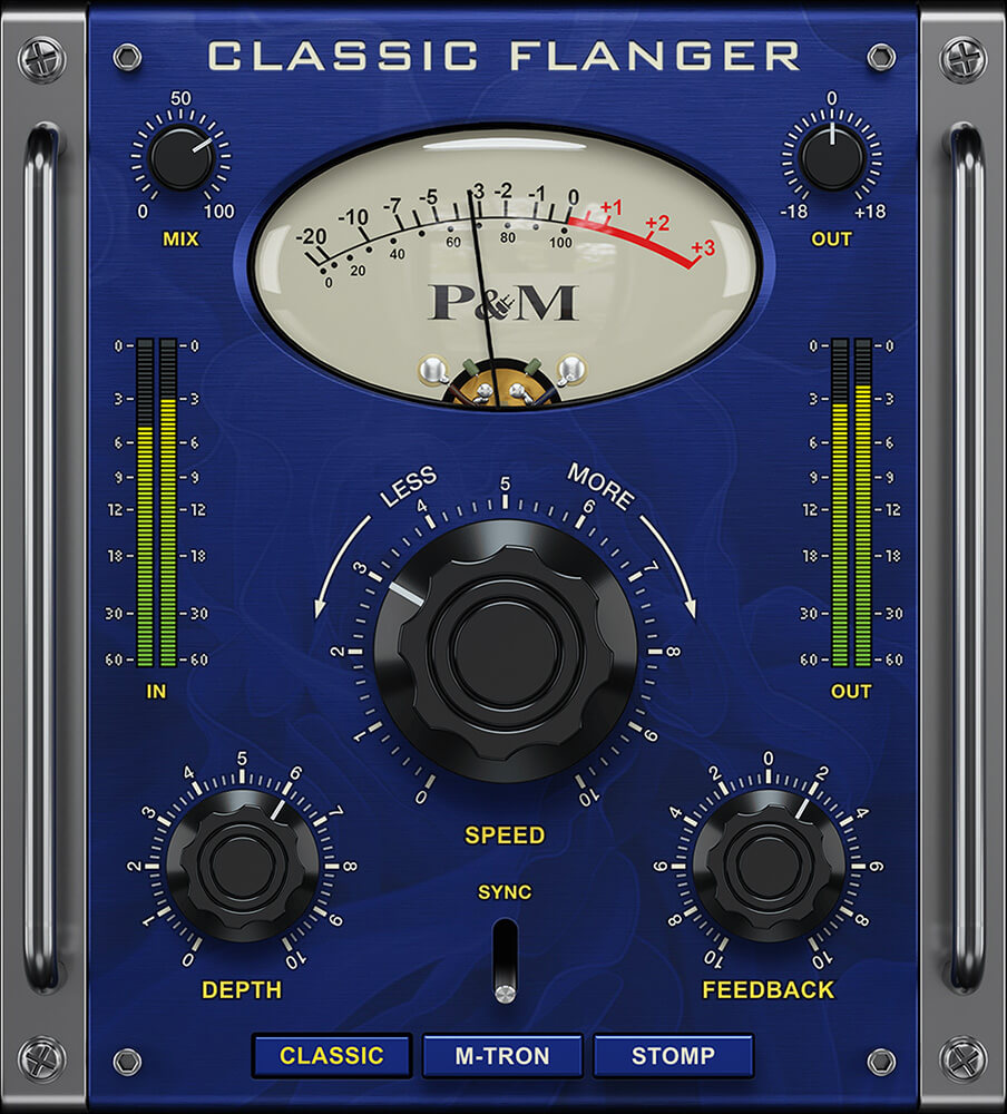 Classic Plug-and-Play Flanger for Enhanced Sound Modulation