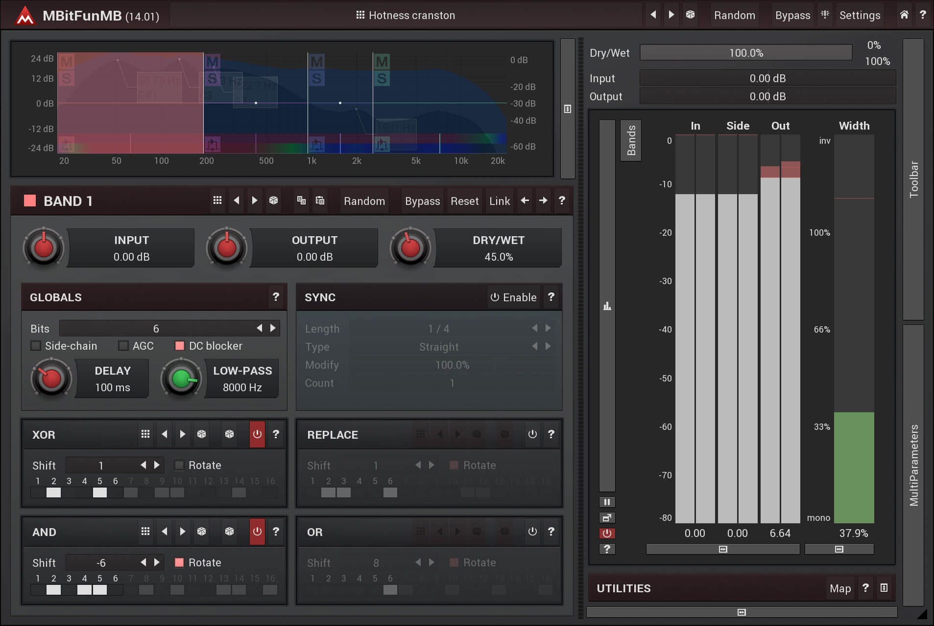 MeldaProduction MBitFunMB - Exclusive Audio Distortion Plugin with Advanced Features