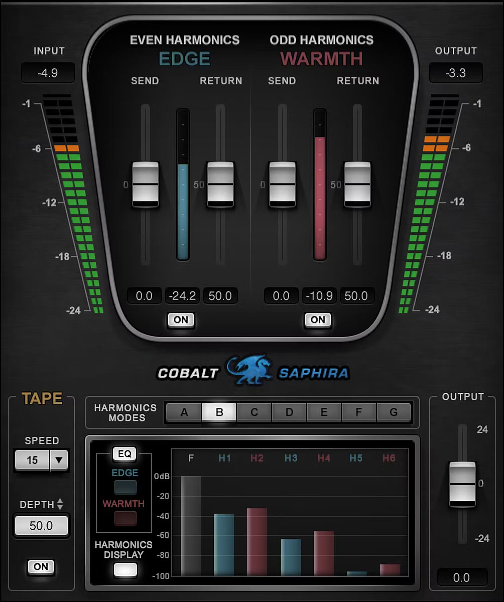 Waves Cobalt Saphira - Premium Harmonic Enhancement Tool