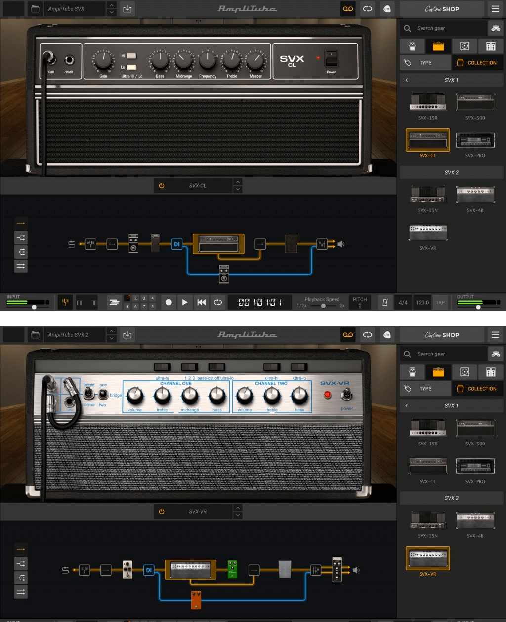 IK Multimedia AmpliTube SVX 1 & 2 Bundle - Exclusive Offer