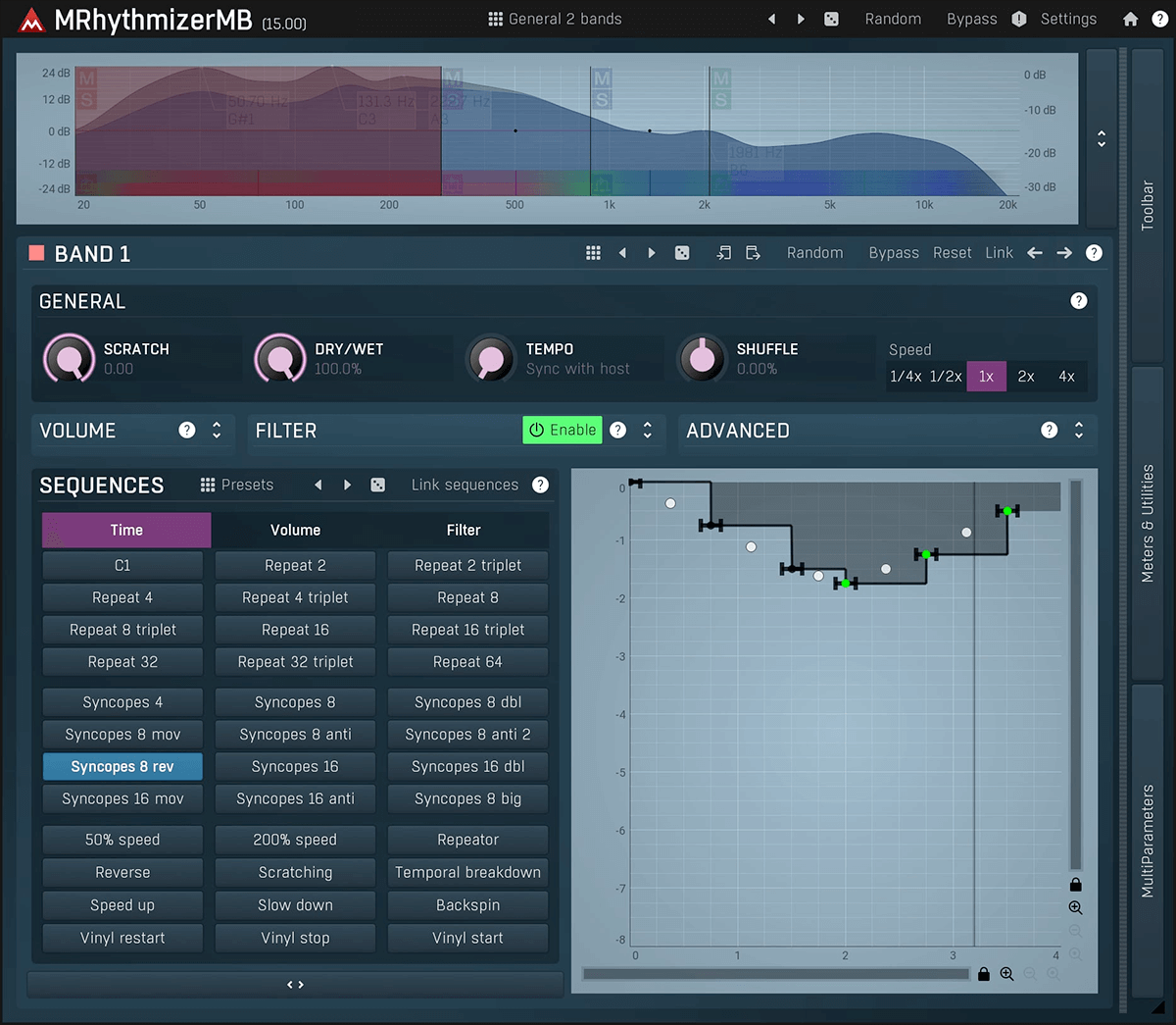 MeldaProduction's MRhythmizerMB: A Unique Multiband Time Manipulation Audio Plugin