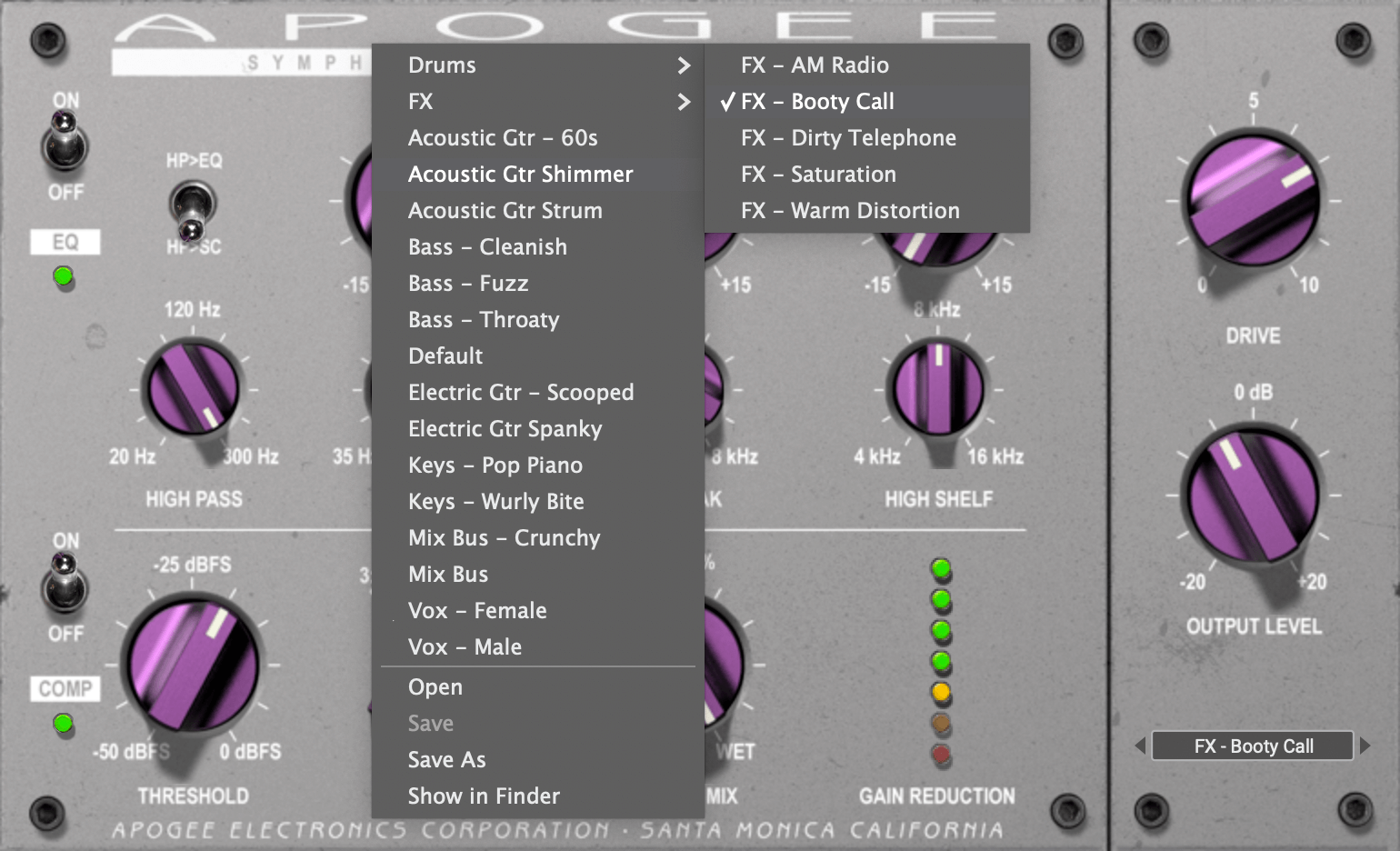Apogee Symphony ECS Channel Strip - Enhance Tracks with Ease