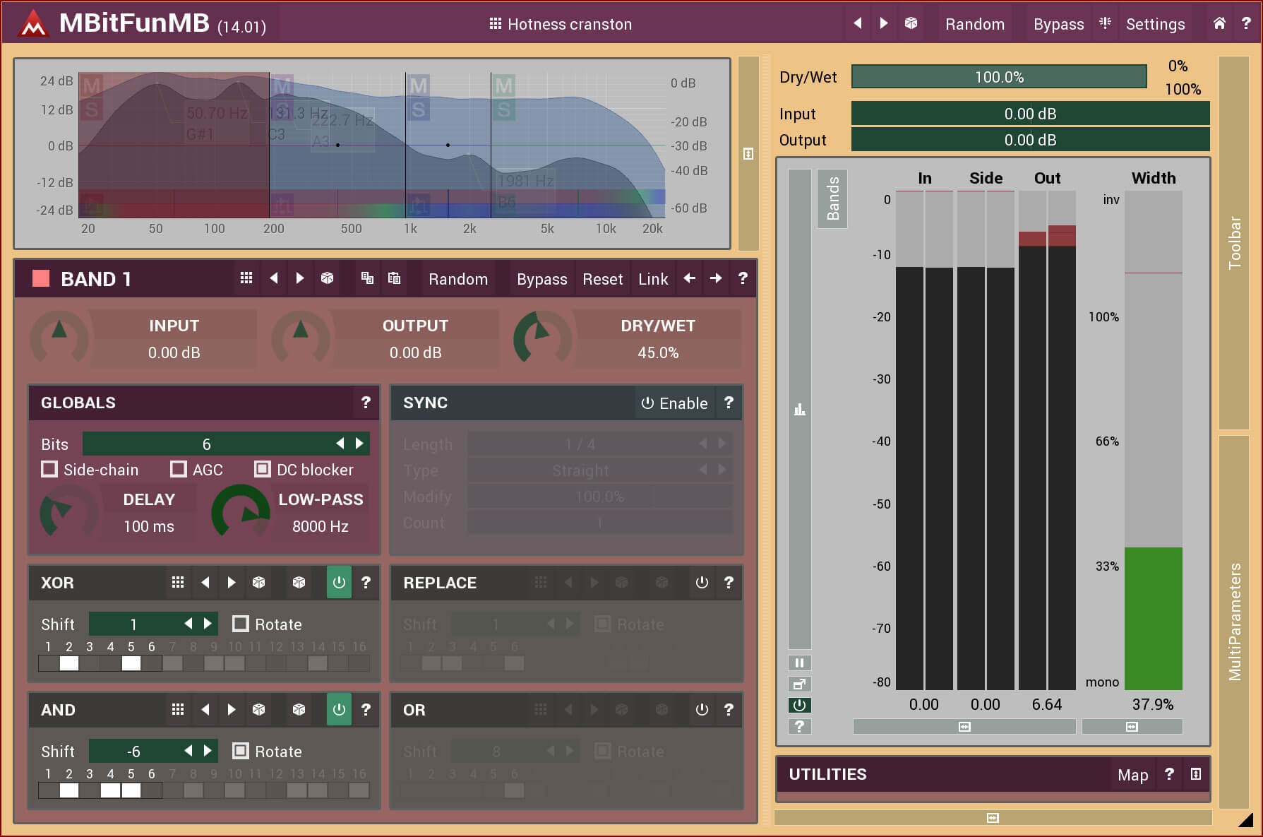 MeldaProduction MBitFunMB - Exclusive Audio Distortion Plugin with Advanced Features