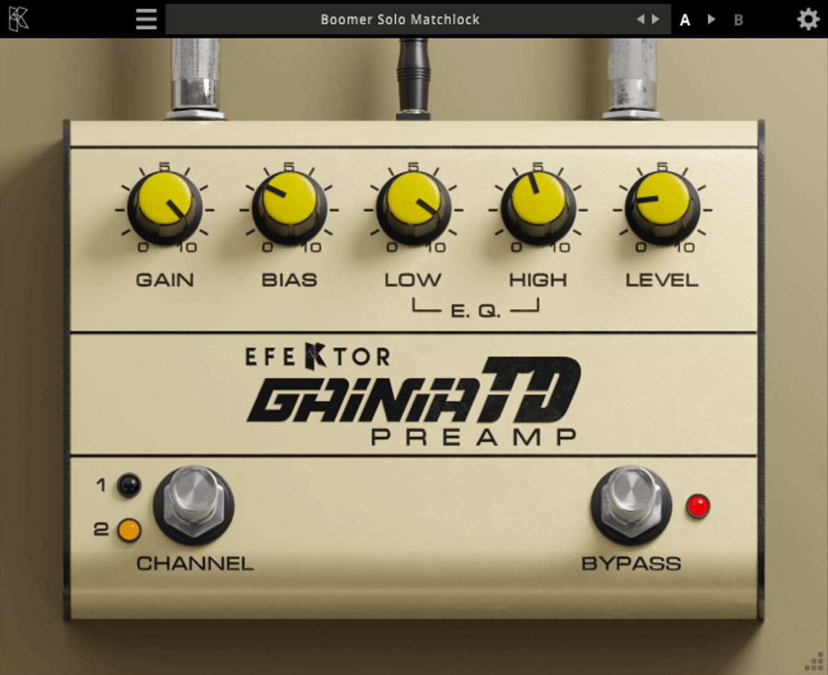 Hot Deal! Kuassa Gainia TD Dual - Channel Tube Preamp
