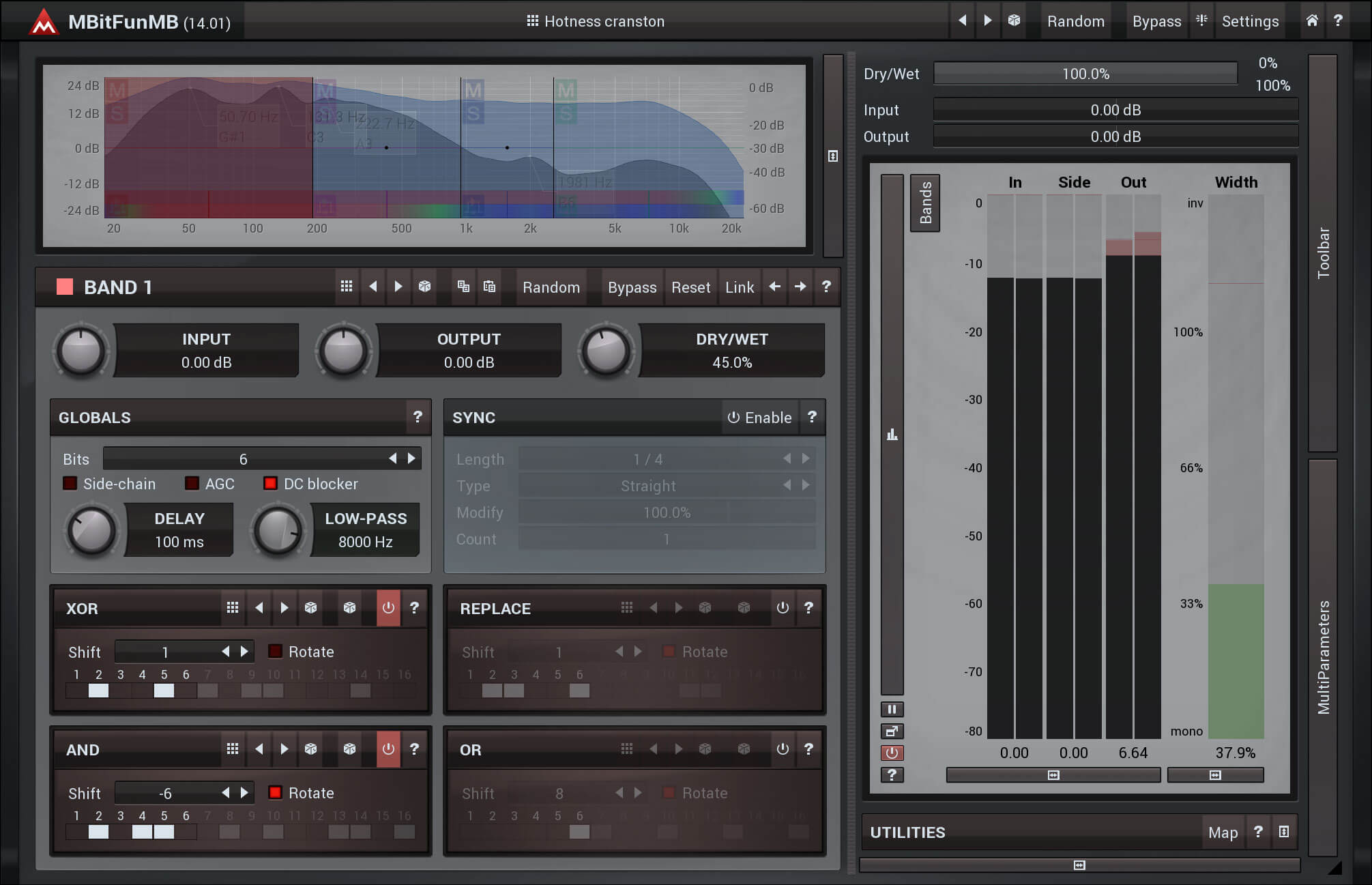 MeldaProduction MBitFunMB - Exclusive Audio Distortion Plugin with Advanced Features