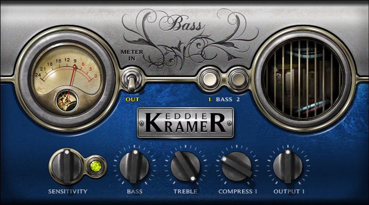 Waves Eddie Kramer's Premium Bass Channel for Rich, Distinct Bass Tones
