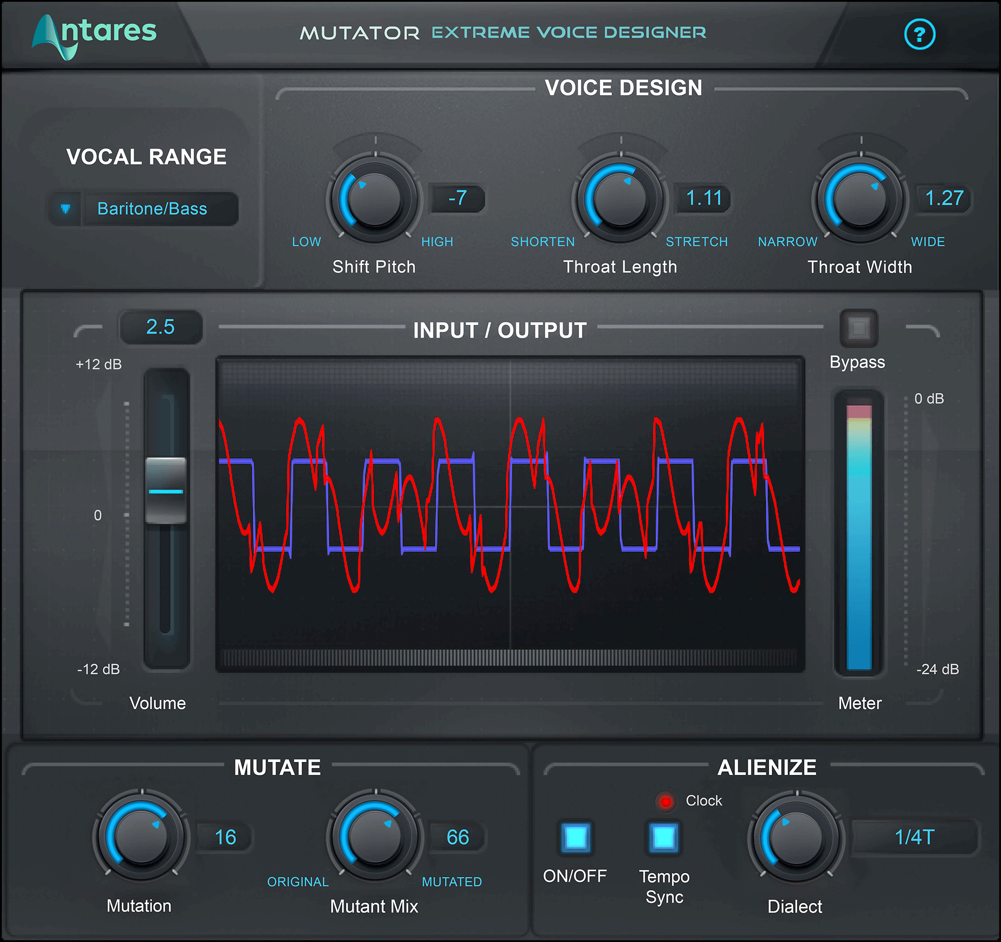 Antares Unique Vocal Mutator for Otherworldly Voice Creation