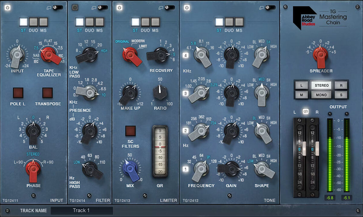 Waves Abbey Road TG Professional Mastering Chain for Enhanced Sound