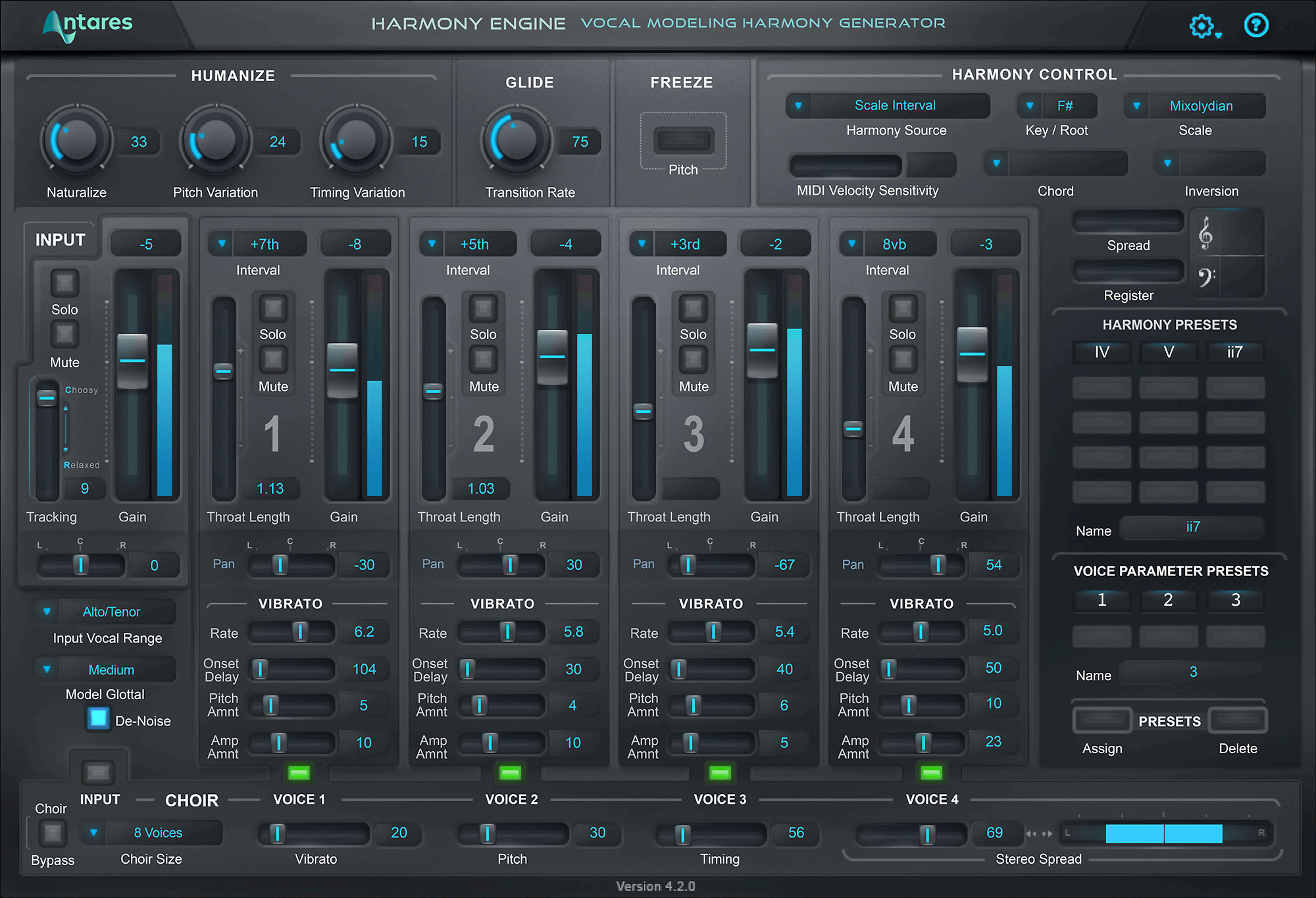 Antares Professional Real - Time Harmony - Generating Engine Plug - in