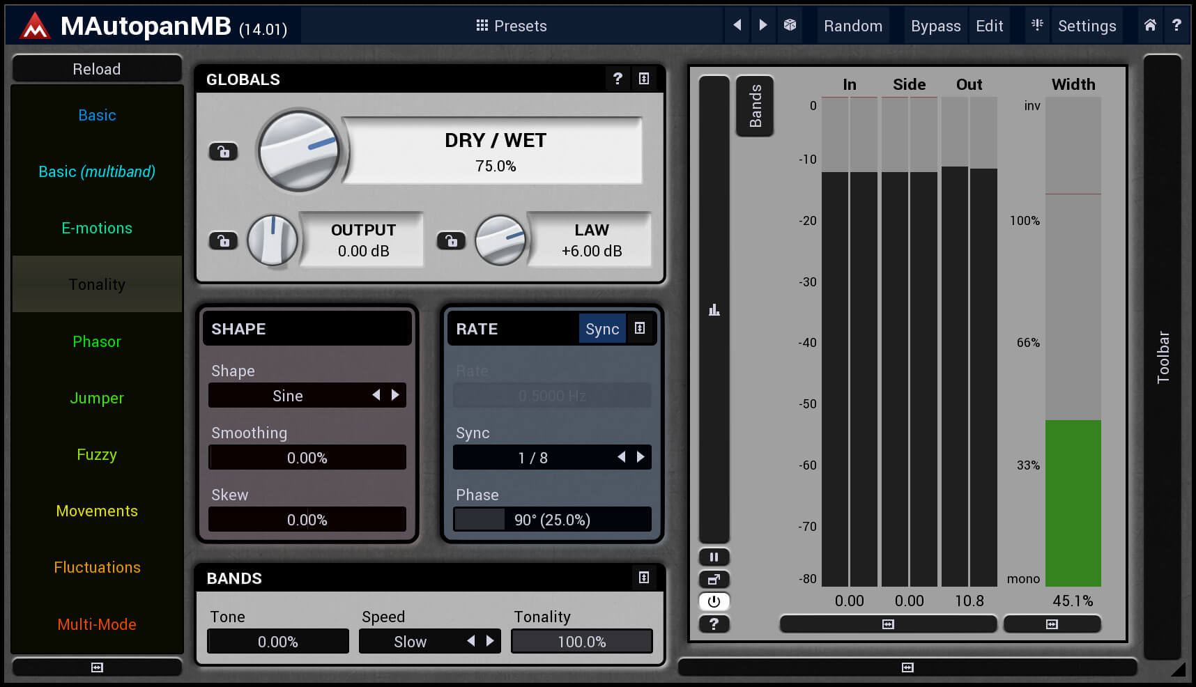 MeldaProduction MAutopanMB: World's Most Potent Automatic Panner for Enhanced Audio Spatiality