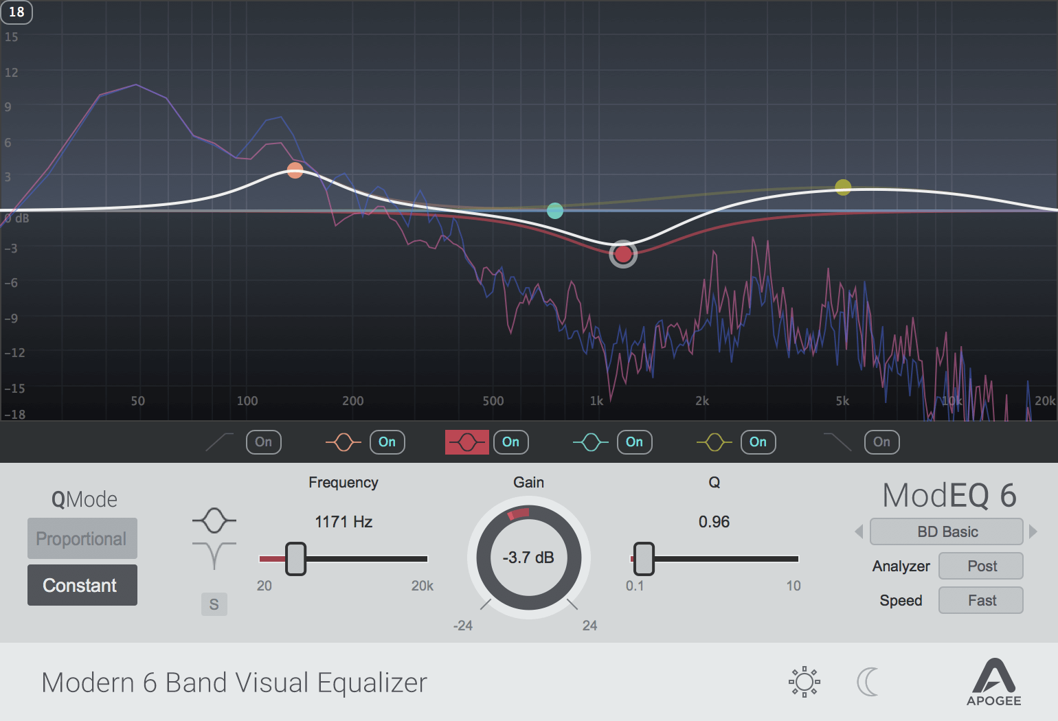 Hot! Apogee 6-Band ModEQ Plugin