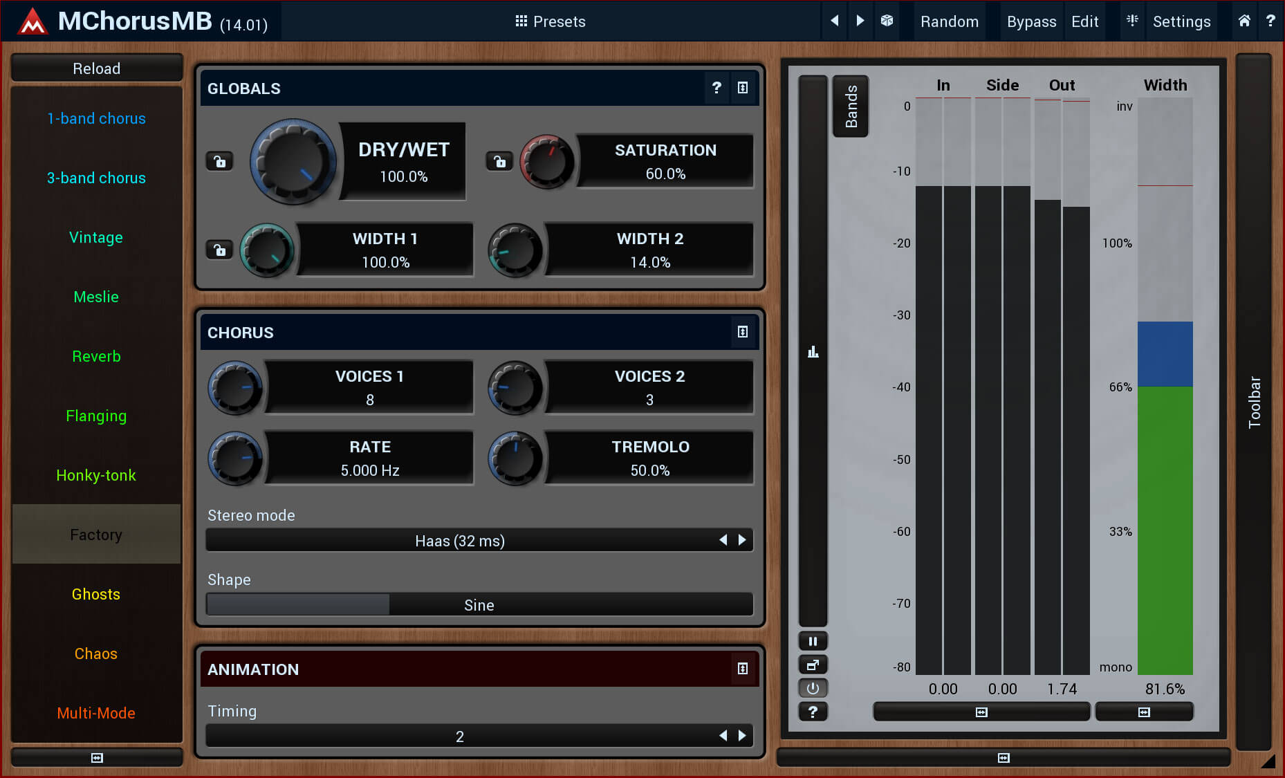 MeldaProduction MChorusMB - Best-Sounding & Versatile Chorus Plugin
