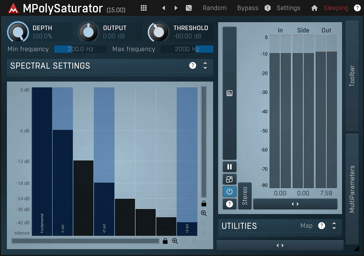 Hot Deal: MeldaProduction MPolySaturator - Unique Spectral Saturation Audio Plugin