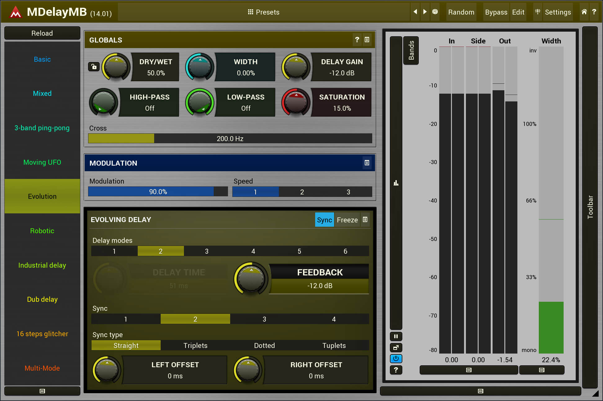 MeldaProduction MDelayMB - Advanced Multi - Band Delay Plugin with Rich Features