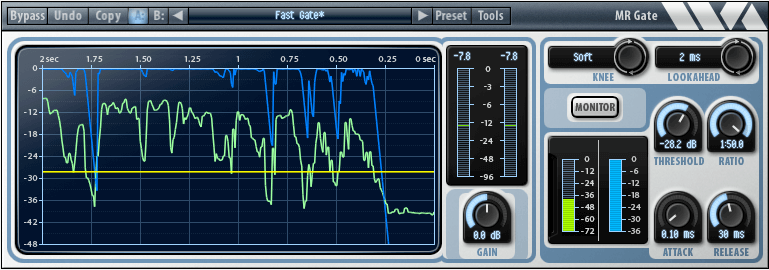 Wave Arts MR Gate 6: Feature - Rich Noise Gating Solution