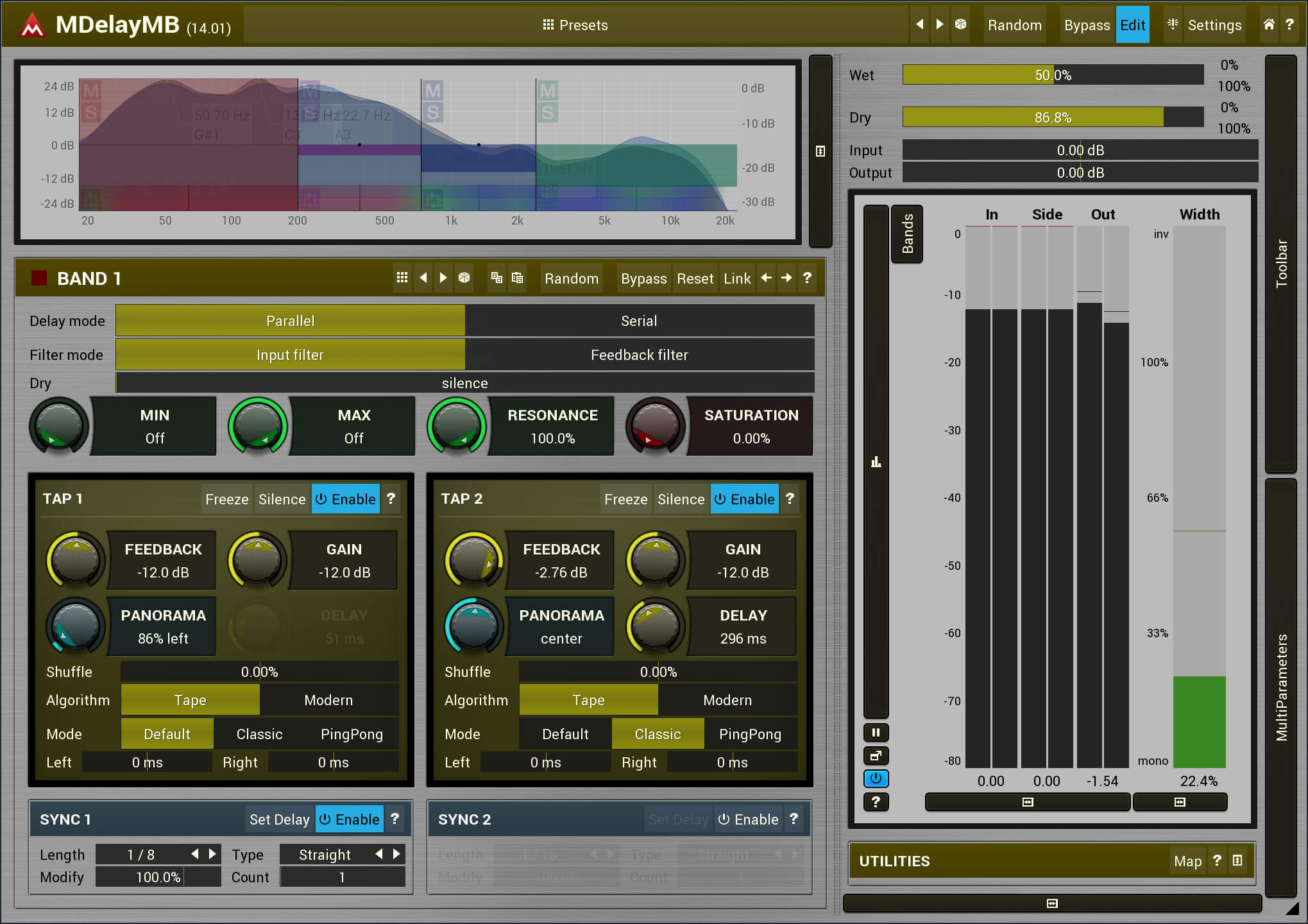 MeldaProduction MDelayMB - Advanced Multi - Band Delay Plugin with Rich Features