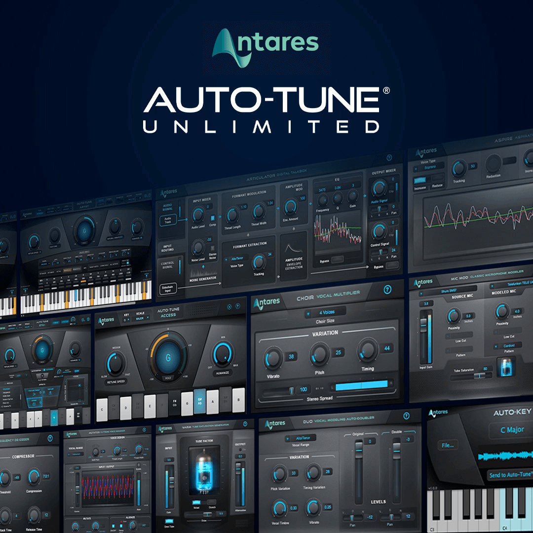 Limited-Time Offer: 2-Month Subscription to Antares Auto-Tune Unlimited Professional Vocal Effects Bundle