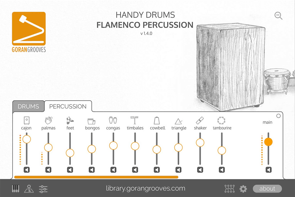 GoranGrooves Handy Drums: Premium Flamenco Percussion Plugin
