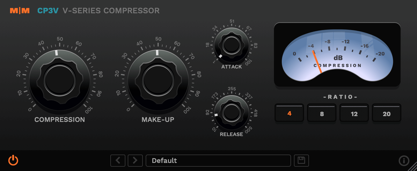 Mellowmuse CP3V Professional Audio Dynamics Compressor Plug - in Version 2.0