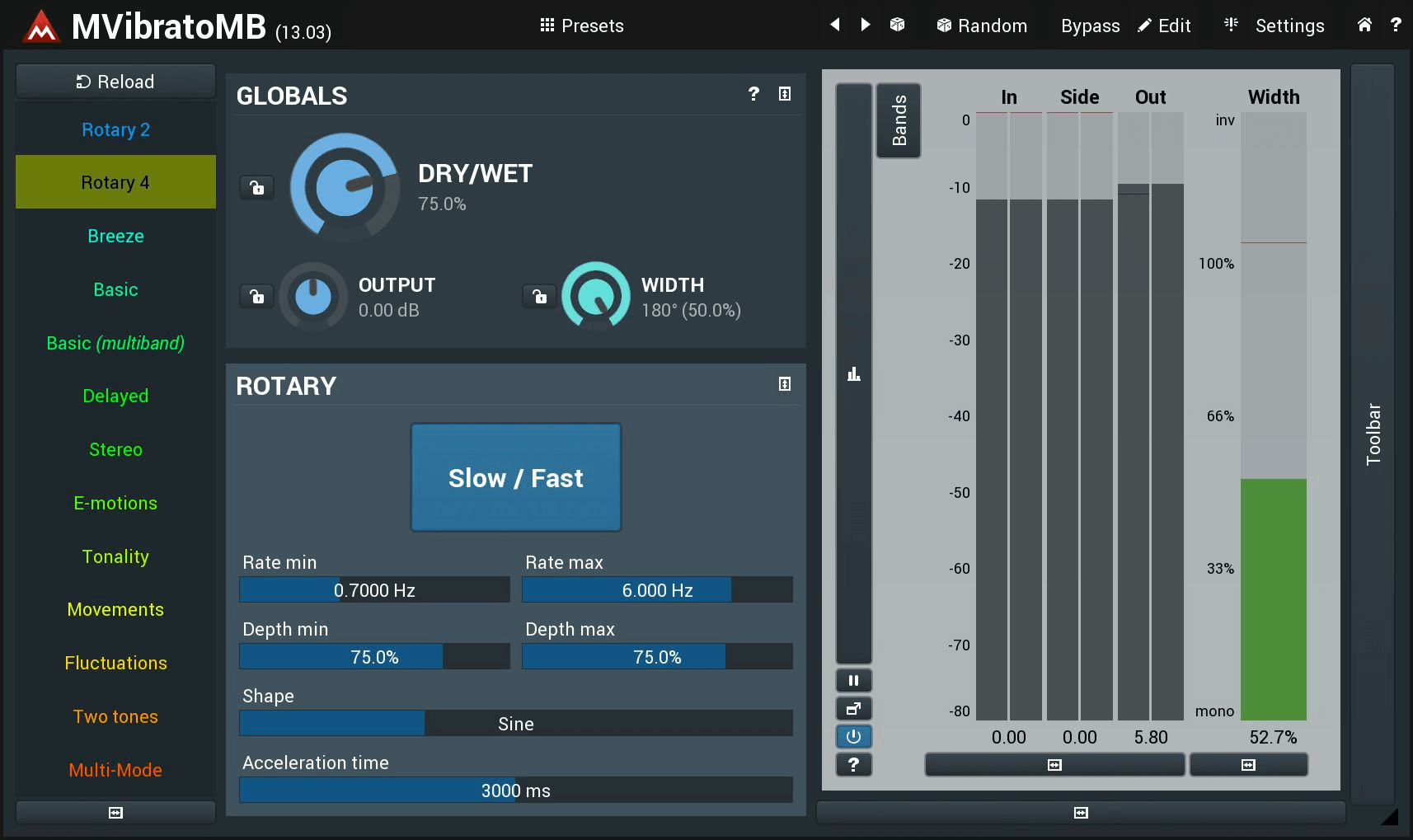 MeldaProduction MVibratoMB: Top - Notch Rotary Simulator