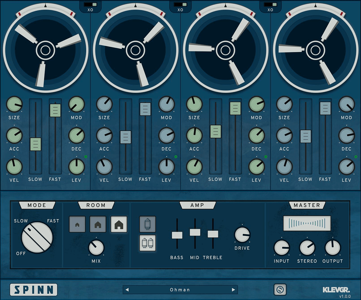 Hot Deal: Klevgrand Spinn - Four - Band Rotating Modulation Effect