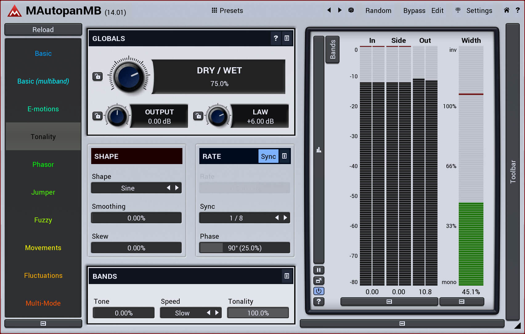 MeldaProduction MAutopanMB: World's Most Potent Automatic Panner for Enhanced Audio Spatiality