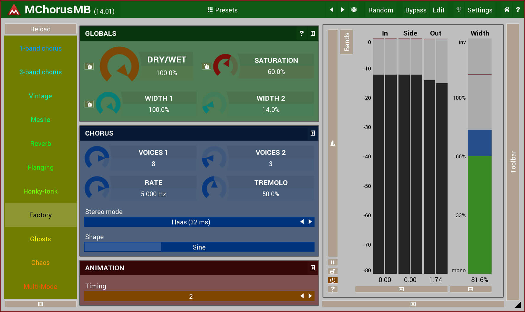 MeldaProduction MChorusMB - Best-Sounding & Versatile Chorus Plugin