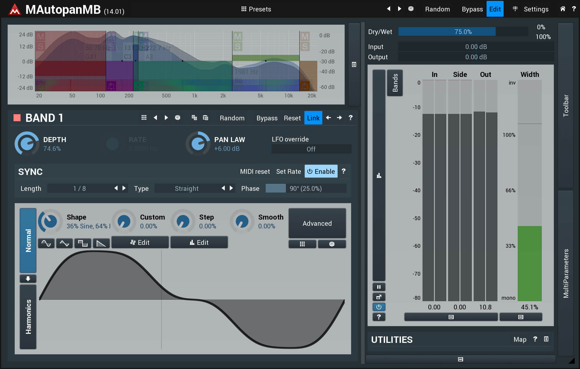 MeldaProduction MAutopanMB: World's Most Potent Automatic Panner for Enhanced Audio Spatiality