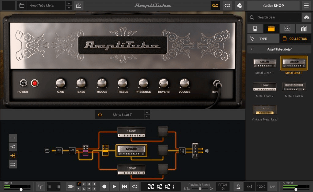 IK Multimedia AmpliTube Metal - Ultimate Collection of High - Gain Gear for Metal Guitarists