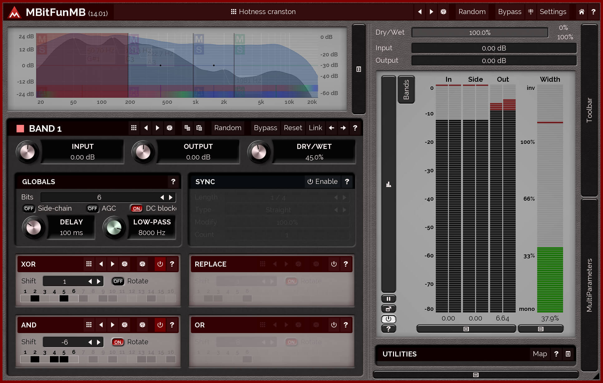 MeldaProduction MBitFunMB - Exclusive Audio Distortion Plugin with Advanced Features