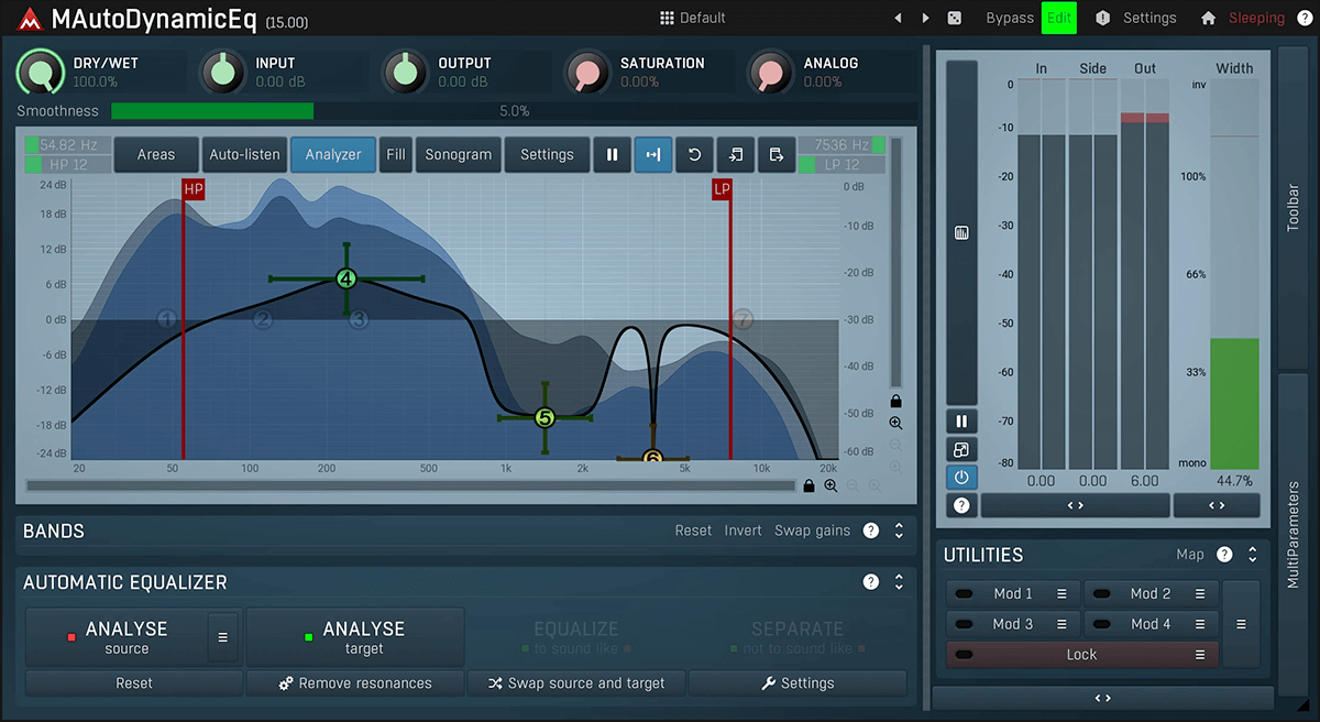 MeldaProduction's Advanced MAutoDynamicEQ: A Dynamic and Musical Equalizer