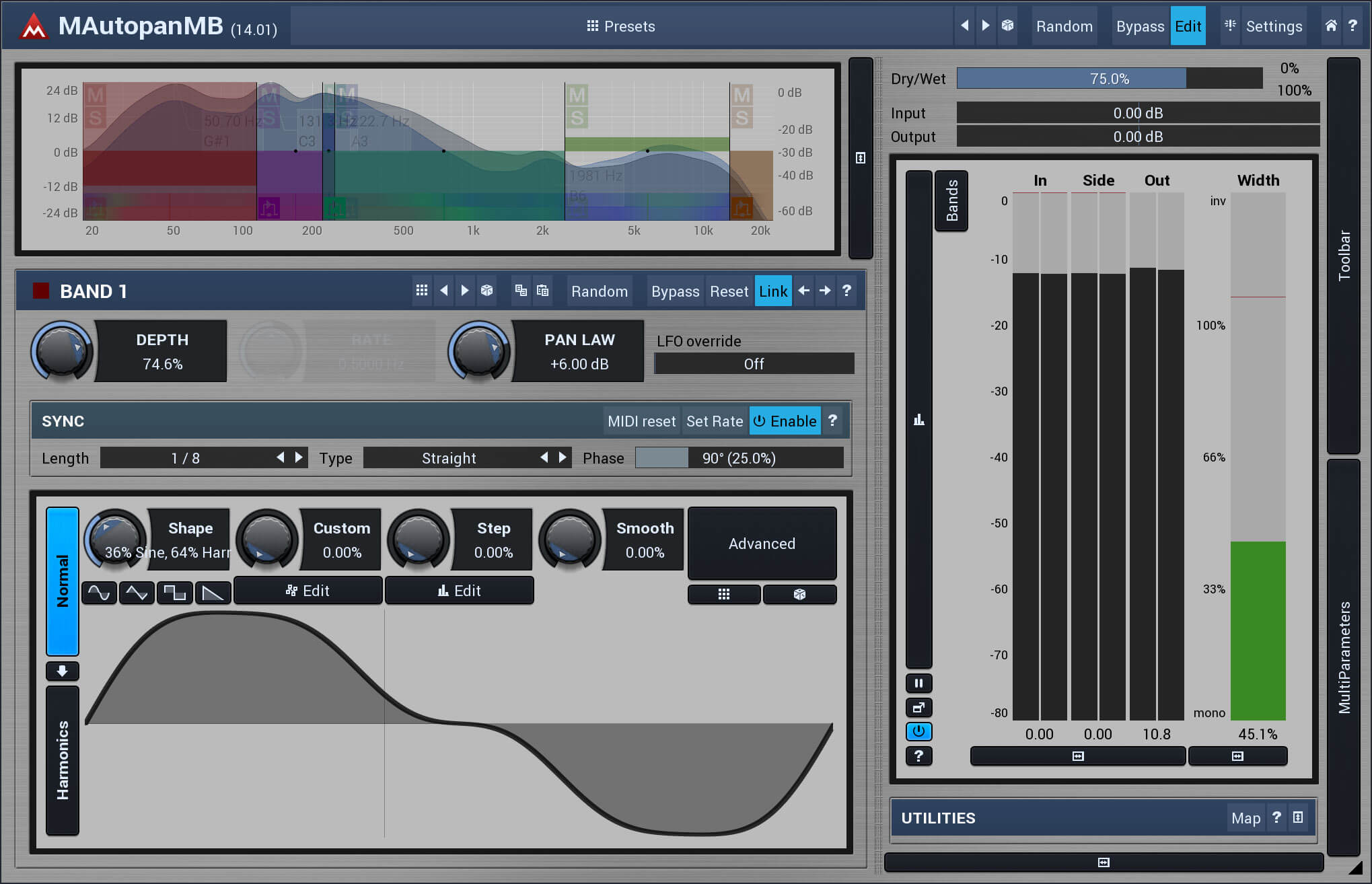 MeldaProduction MAutopanMB: World's Most Potent Automatic Panner for Enhanced Audio Spatiality