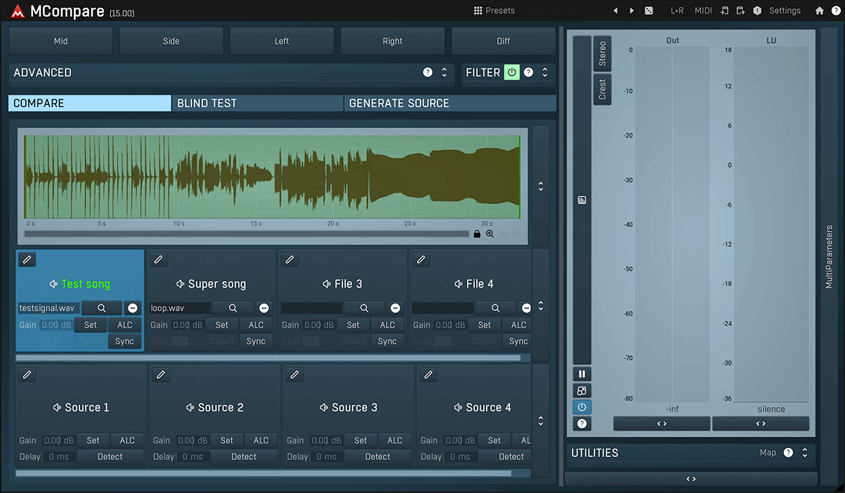 MeldaProduction MCompare - The Ideal Audio Comparison Tool for Mixing and Mastering