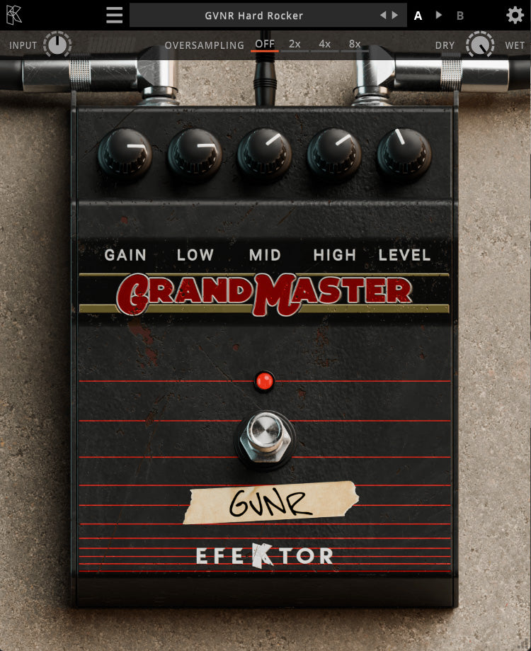 Kuassa Efektor GrandMaster - Premium Triple Overdrive Plugin