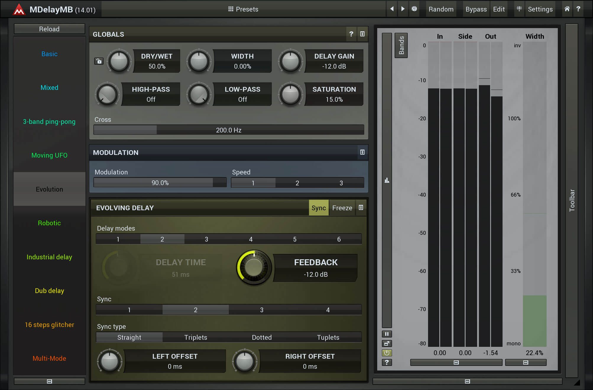 MeldaProduction MDelayMB - Advanced Multi - Band Delay Plugin with Rich Features