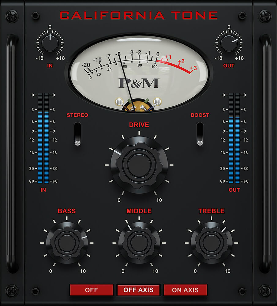 Exclusive Plug-and-Play California Tone Amp Simulator for High - Gain Rock and Metal Sounds