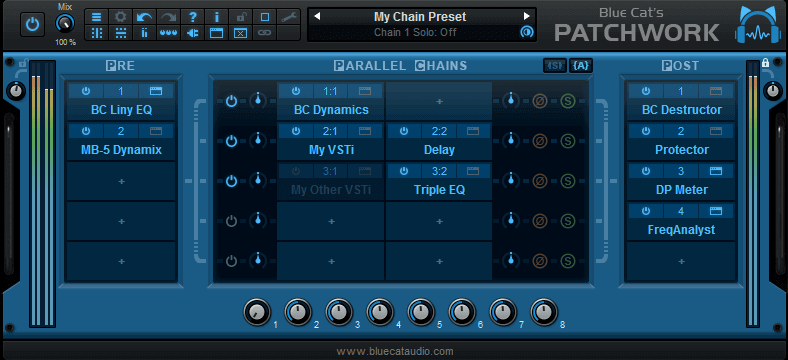 Blue Cat Audio Patchwork - Versatile Multi - FX and Plugin Patchbay