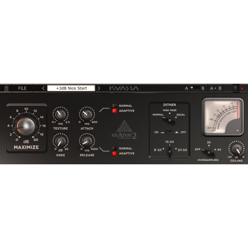 Kuassa Kratos 2 - The Enhanced Loudness Maximizer Plugin