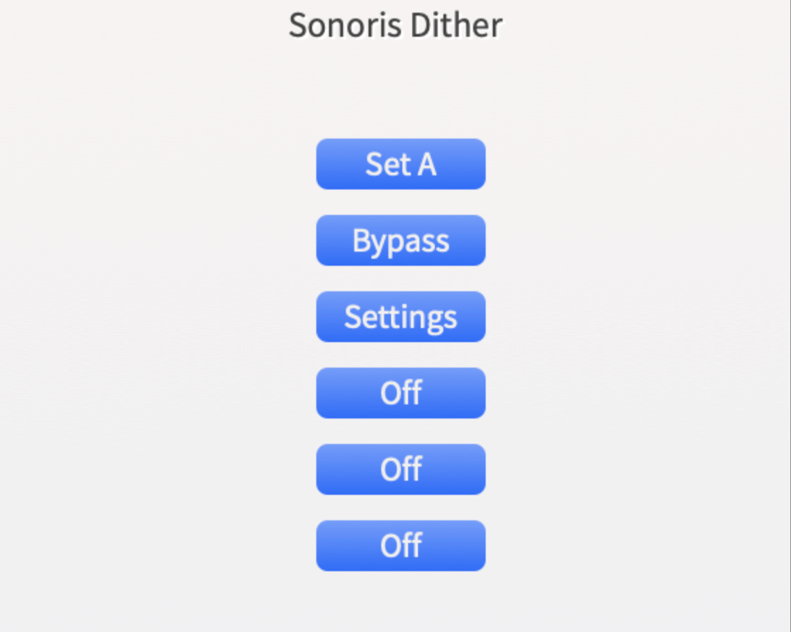 Sonoris Professional Audio Dither Plugin - High Quality for Mastering Purposes