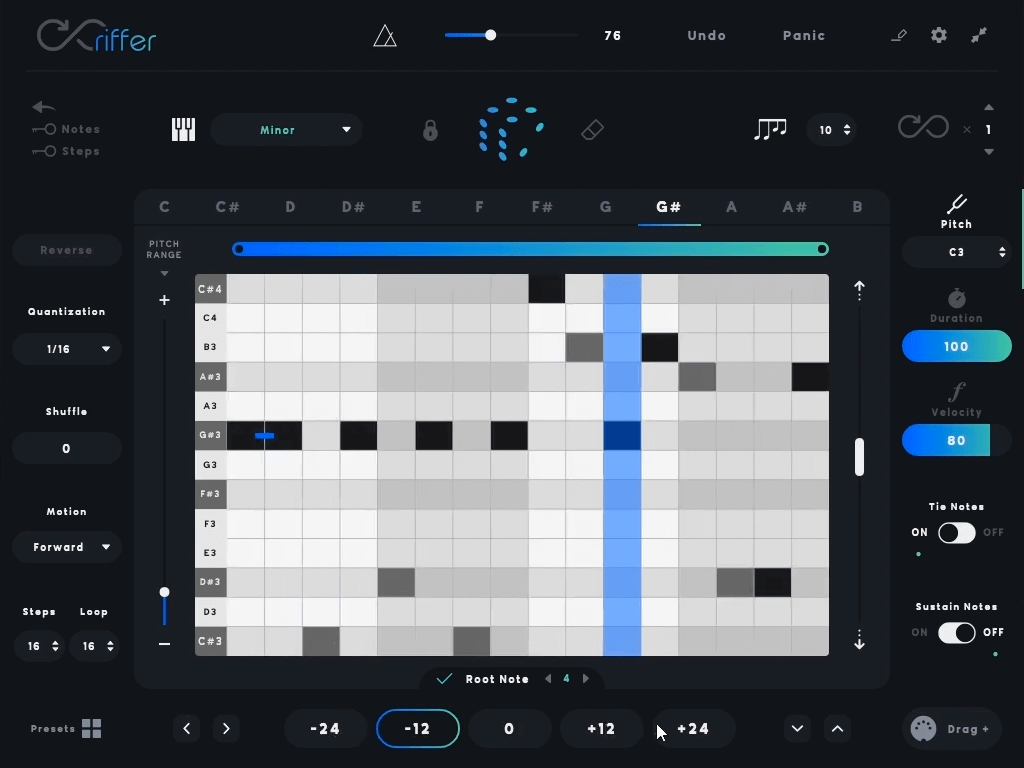 Audiomodern Riffer: Innovative Smart MIDI Tool for Random Riff Generation