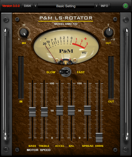 Versatile Plug-and-Play LS Rotator for Classic Leslie Speaker Sound