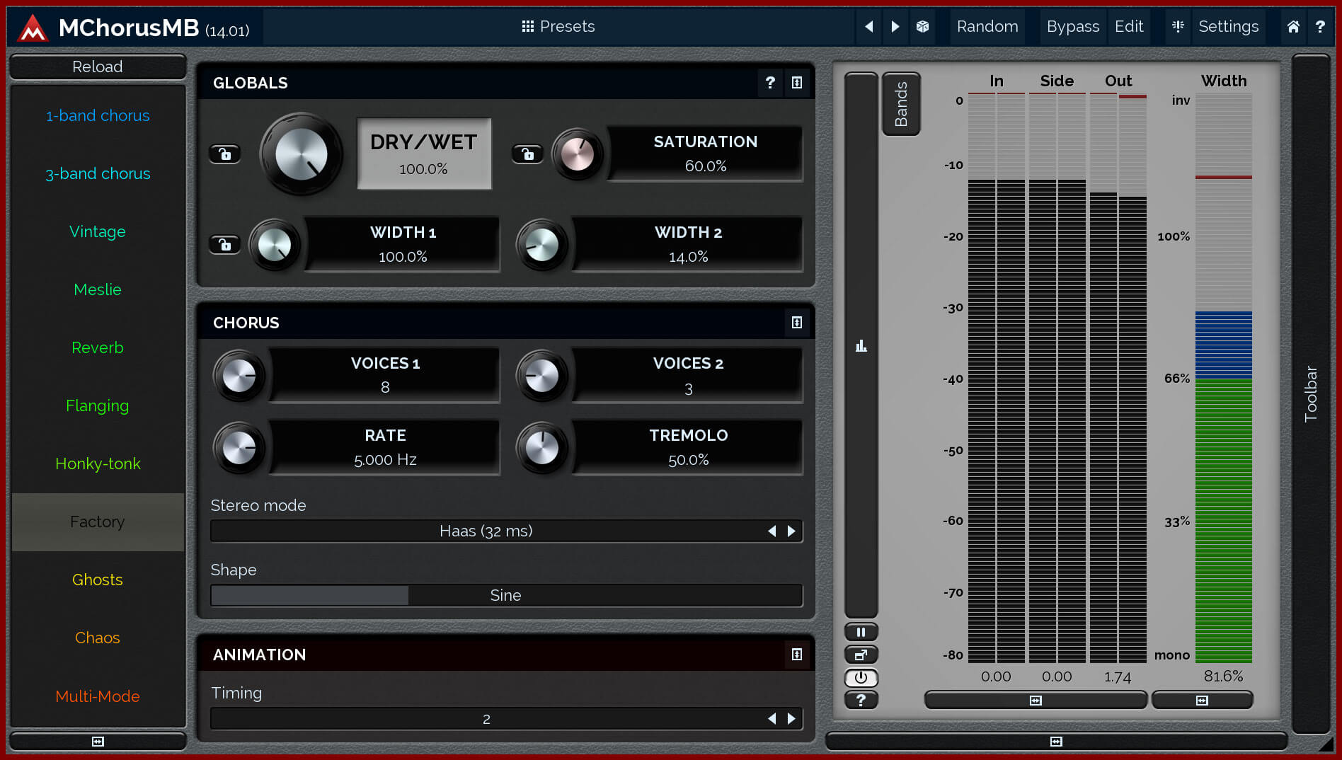 MeldaProduction MChorusMB - Best-Sounding & Versatile Chorus Plugin