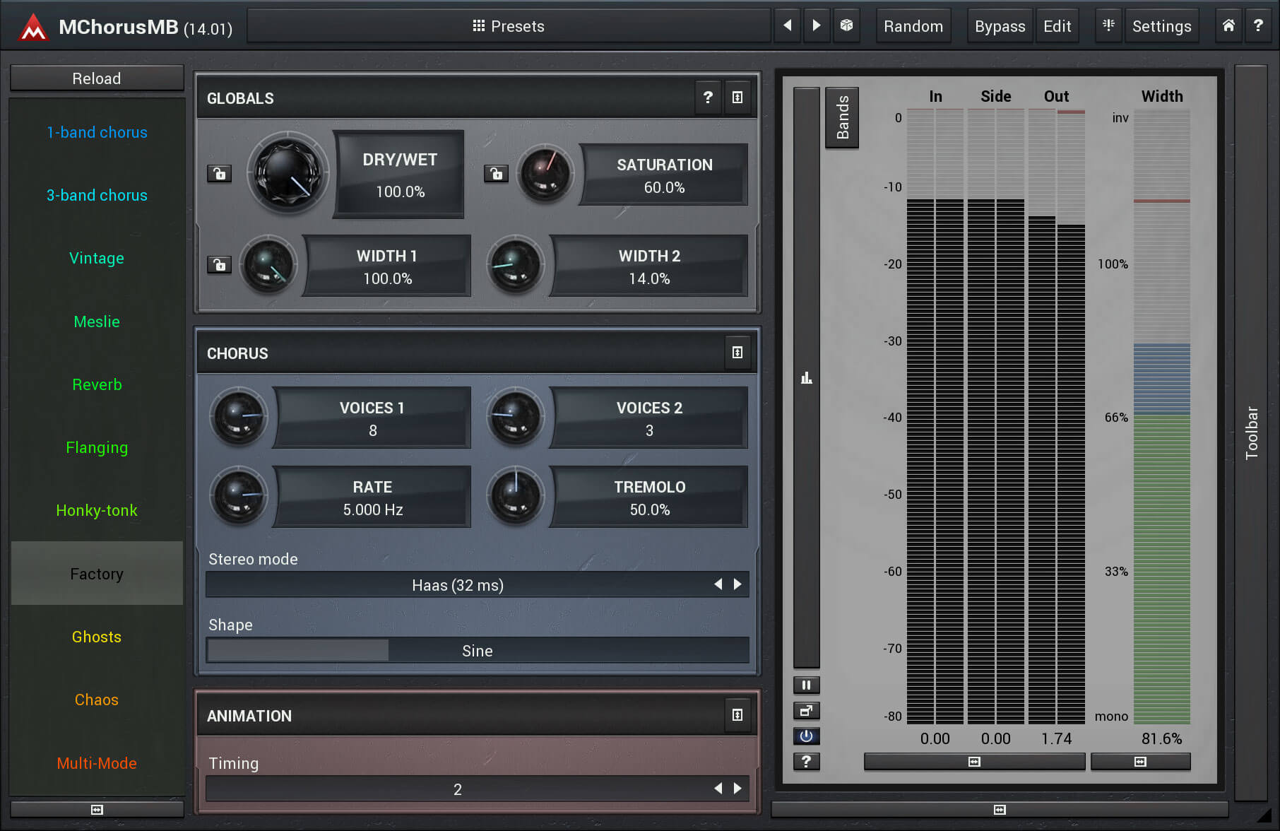 MeldaProduction MChorusMB - Best-Sounding & Versatile Chorus Plugin