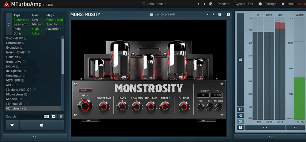 MeldaProduction MTurboAmp: An Incredibly Versatile Collection of Guitar Amps and Distortion Pedals