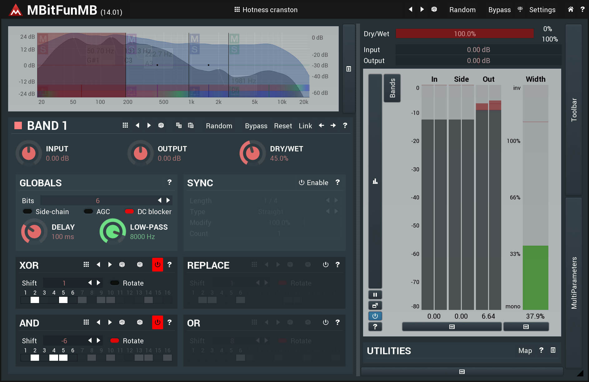 MeldaProduction MBitFunMB - Exclusive Audio Distortion Plugin with Advanced Features