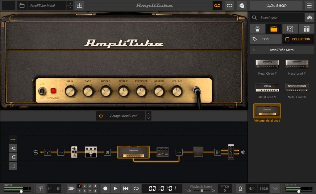 IK Multimedia AmpliTube Metal - Ultimate Collection of High - Gain Gear for Metal Guitarists